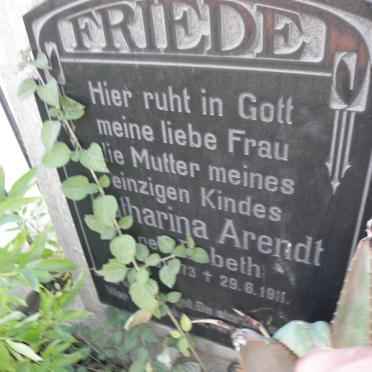 FRIEDE Katharina Arendt nee ?beth 1873-1911
