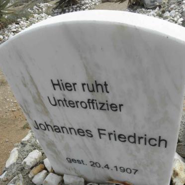 FRIEDRICH Johannes -1907 