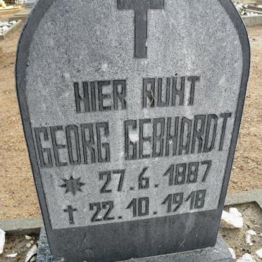 GEBHARDT Georg 1887-1918