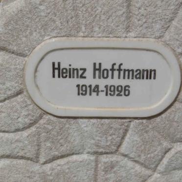 HOFFMANN Heinz 1914-1926