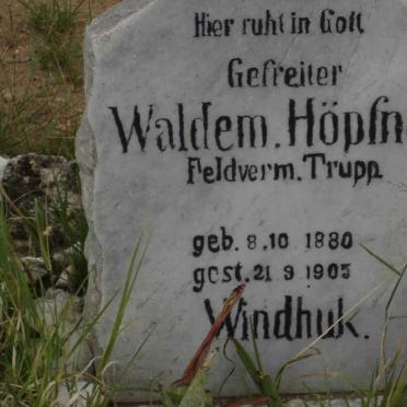 HÖPFNER Waldem 1880-1905