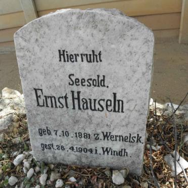 HAUSELN Ernst 1881-1904