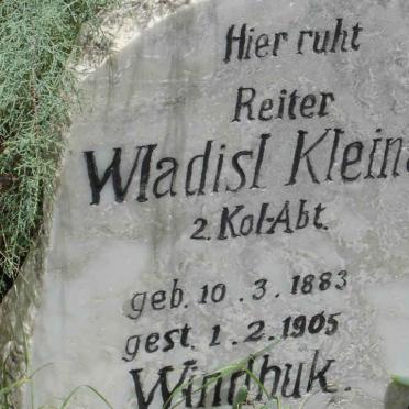 KLEINA Wladisl 1883-1905