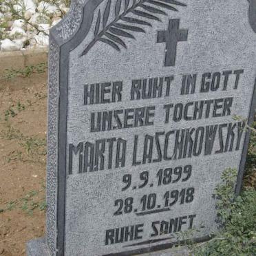 LASCHOWSKY Marta 1899-1918