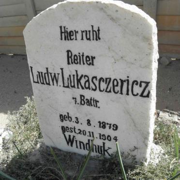 LUKASCZERICZ Ludw. 1879-1904