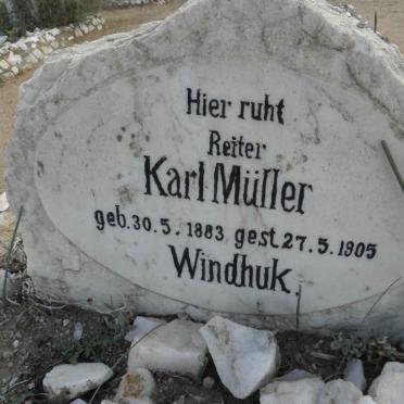 MÜLLER Karl 1883-1905