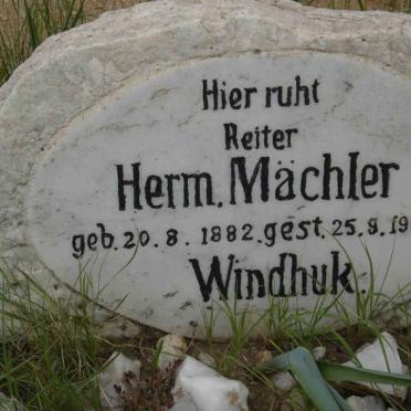 MÄCHLER Herm 1882-1905