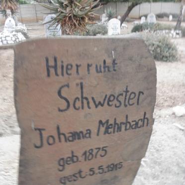 MEHRBACH Johanna 1875-1915