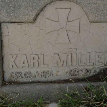 MÜLLER Karl 1896-192?