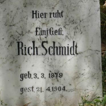SCHMIDT Rich. 1879-1904