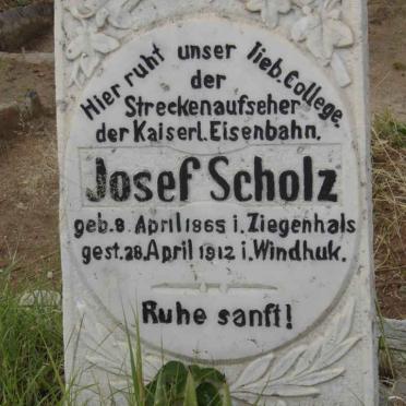 SCHOLZ Josef 1865-1912