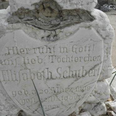 SCHUBERT Elisabeth 1909-1909