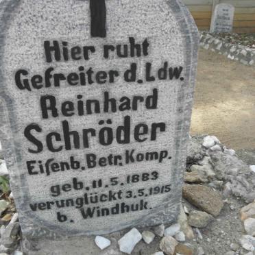 SCHRÖDER Reinhard 1883-1915
