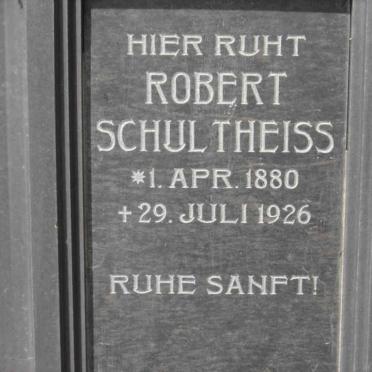 SCHULTHEISS Robert 1880-1926