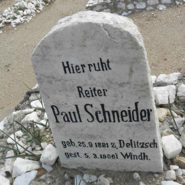 SCHNEIDER Paul 1881-1906