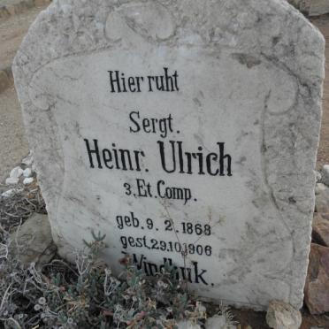 ULRICH Heinr. 1868-1906