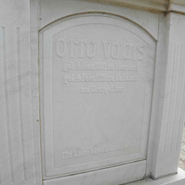 VOGTS Otto 1881-1915