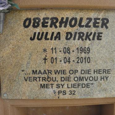 OBERHOLZER Julia Dirkie 1969-2010