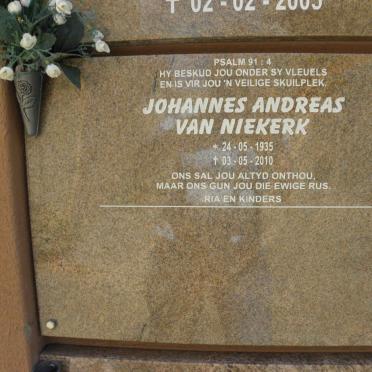 NIEKERK Johannes Andreas, van 1935-2010