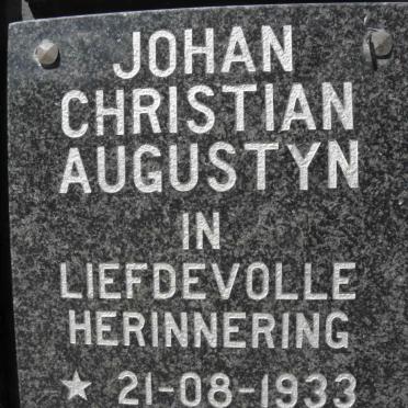 AUGUSTYN Johan Christian 1933-1990