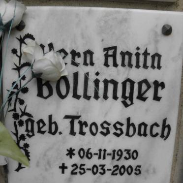 BOLLINGER Hern Anita nee TROSSBACH 1930-2005
