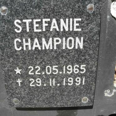 CHAMPION Stefanie 1965-1991