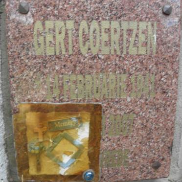 COERTZEN Gert 1941-2007
