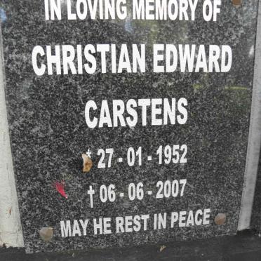 CARSTENS Christian Edward 1952-2007