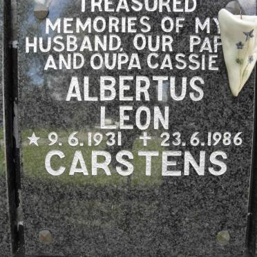 CARSTENS Albertus Leon 1931-1986
