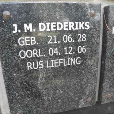 DIEDERICKS J.M. 1928-2006