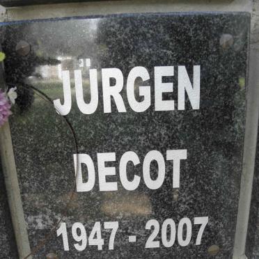 DECOT Jurgen 1947-2007