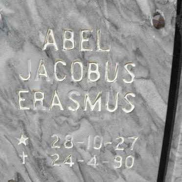 ERASMUS Abel Jacobus 1927-1990