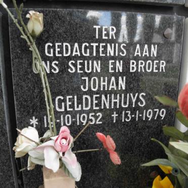 GELDENHUYS Johan 1952-1979
