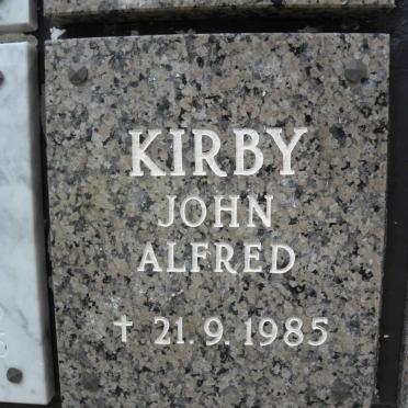 KIRBY John Alfred -1985