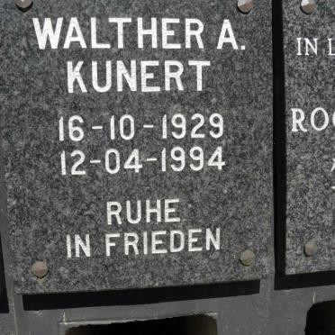 KUNERT Walther A. 1929-1994