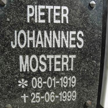 MOSTERT Pieter Johannes 1919-1999