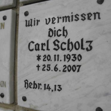 SCHOLZ Carl 1930-2007