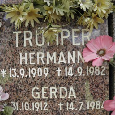 TRÜMPER Hermann 1909-1982 &amp; Gerda 1912-1984