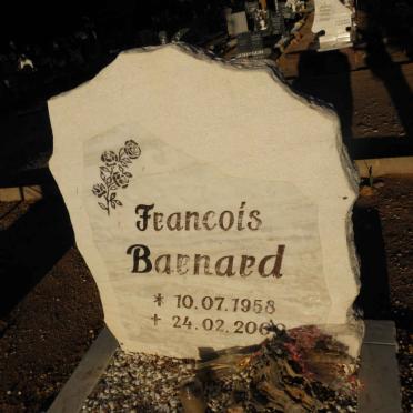 BARNARD Francois 1958-2000