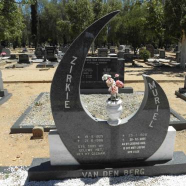 BERG Zirkie, van den 1925-1986 &amp; Muriel 1928-2005
