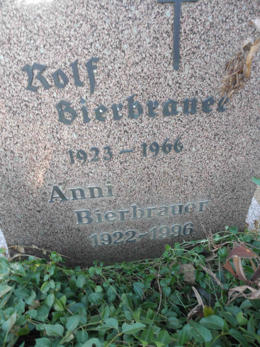 BIERBRAUER Rolf 1923-1966 & Anni 1922-1996