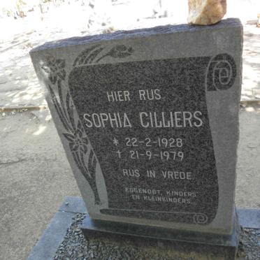 CILLIERS Sophia 1928-1979
