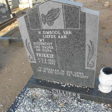 CILLIERS Frikkie 1920-1992