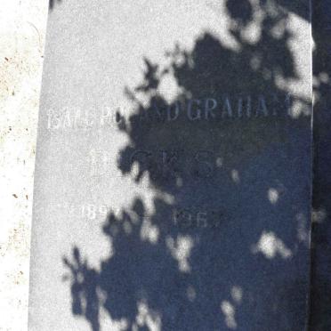 DICKS Isaac Roland Graham 1892-196?