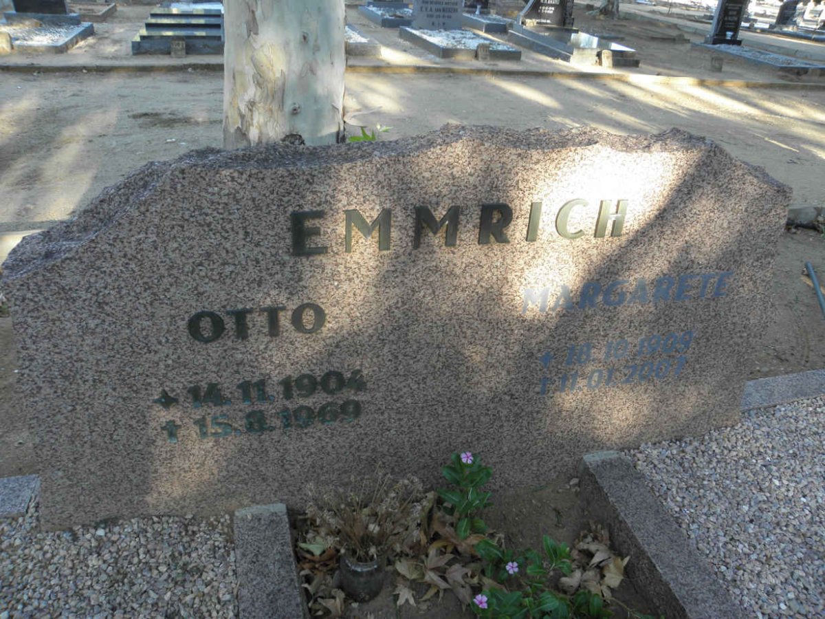 EMMRICH Otto 1904-1969 & Margarete 1909-2007