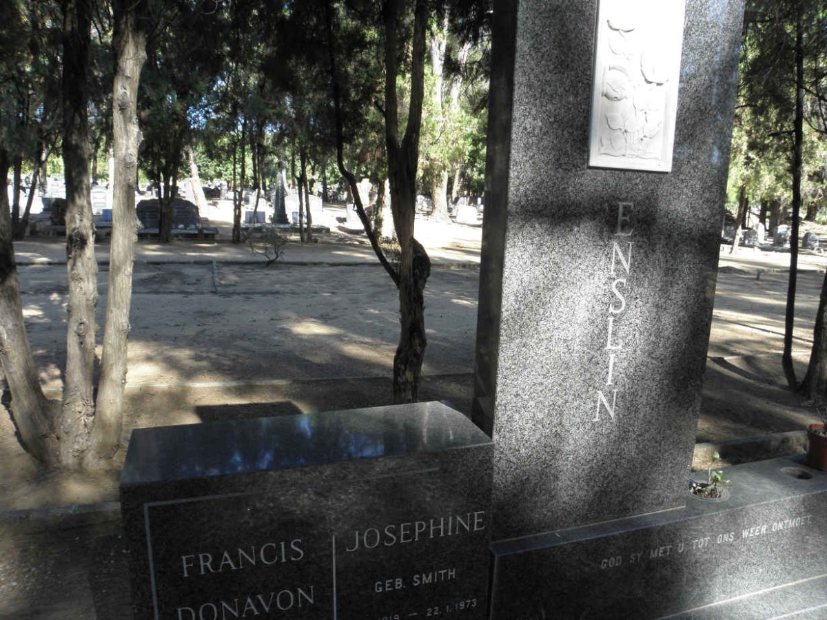 ENSLIN Francis Donavon & Josephine SMITH ?-1973