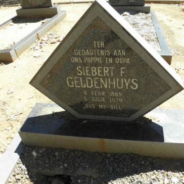 GELDENHUYS Siebert F. 1885-1979