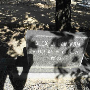 HANEKOM Alex J. 1959-1971