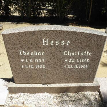 HESSE Theodor 1883-1958 &amp; Charlotte 1892-1989