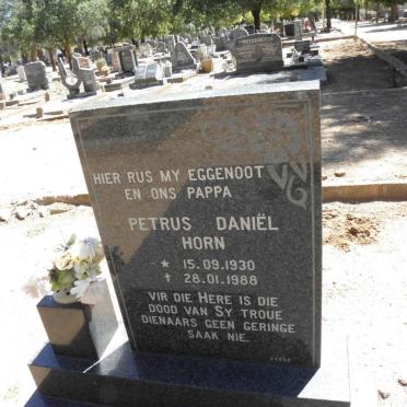 HORN Petrus Daniël 1930-1988